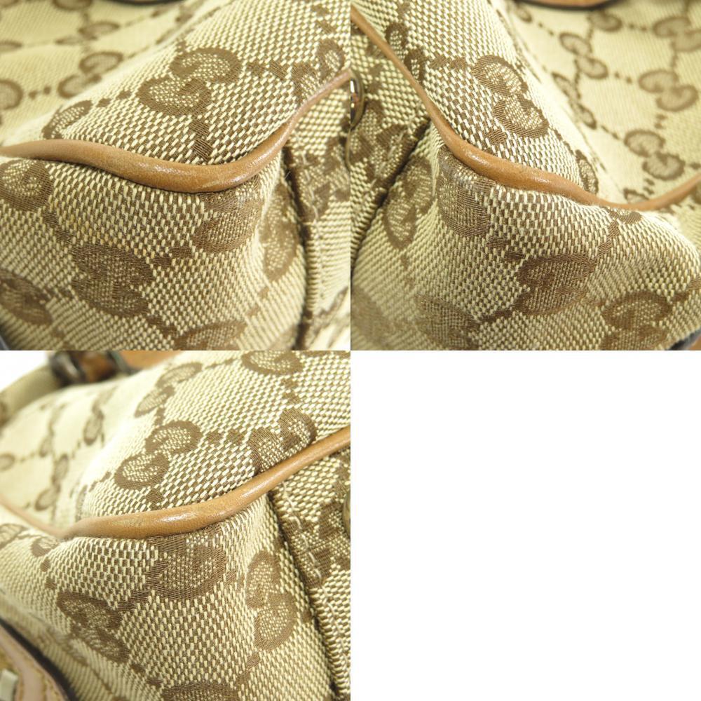 Gucci GG Twins Boston bag beige GG monogram canvas brown - Picture 10 of 11